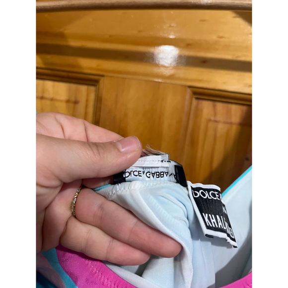 Dolce & Gabbana x DJ Khaled One Piece Swimsuit Flamingo Print NWOT No Size Tag - Picture 3 of 7